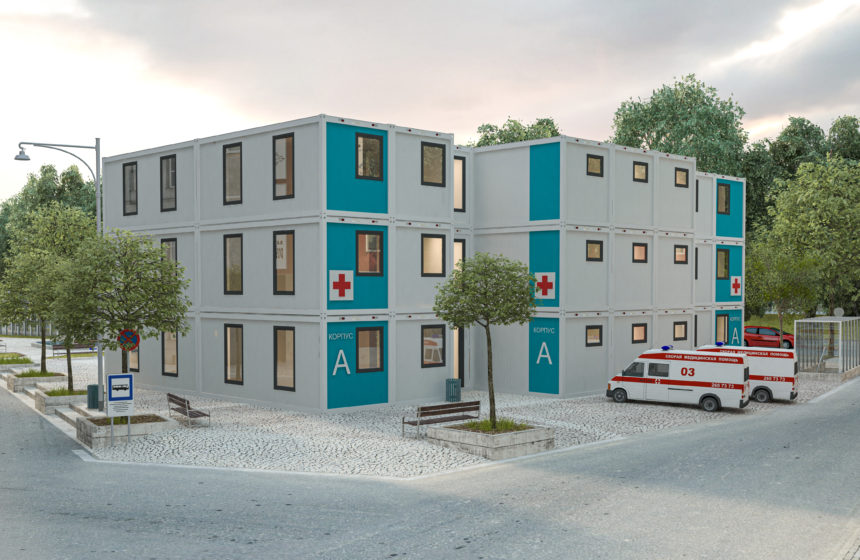 Медицинский центр из блок контейнеров Boxwel